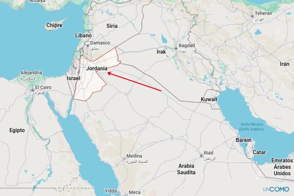 ¿Dónde está Jordanía en el mapa? País, región y fronteras