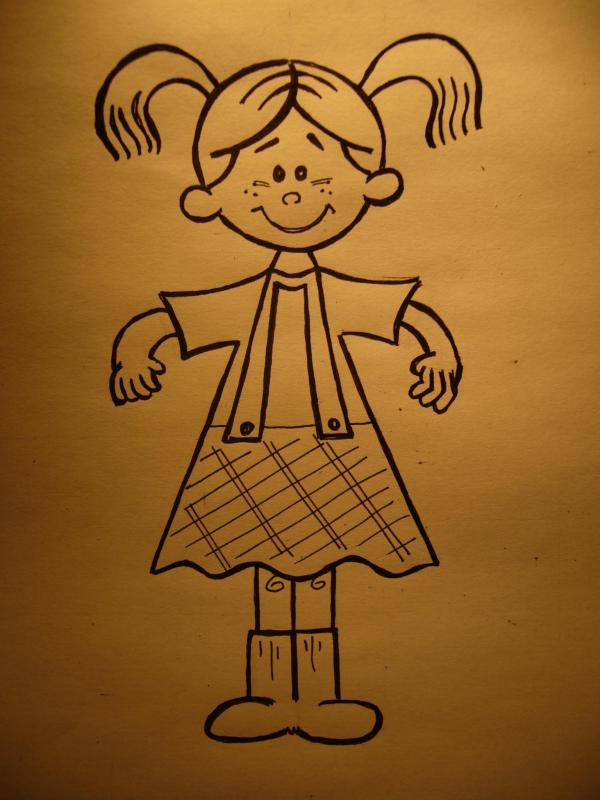 Cómo dibujar una niña de cómic