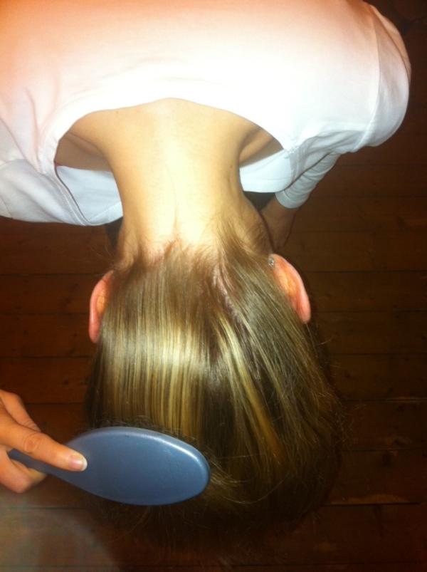 Cómo hacer el peinado de Vilma Picapiedra - Paso 1