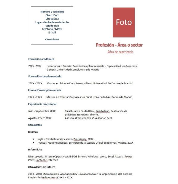 Cómo hacer un currículum vitae cronológico inverso