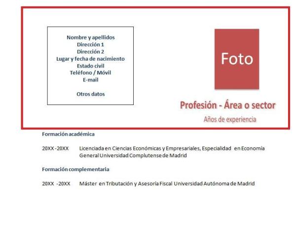 Cómo hacer un currículum vitae cronológico inverso - Paso 2