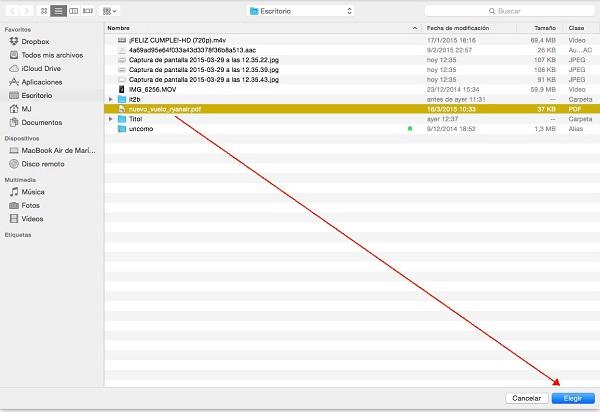 Cómo adjuntar archivos en Mailchimp - Paso 3