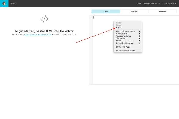 Cómo adjuntar archivos en Mailchimp - Paso 5