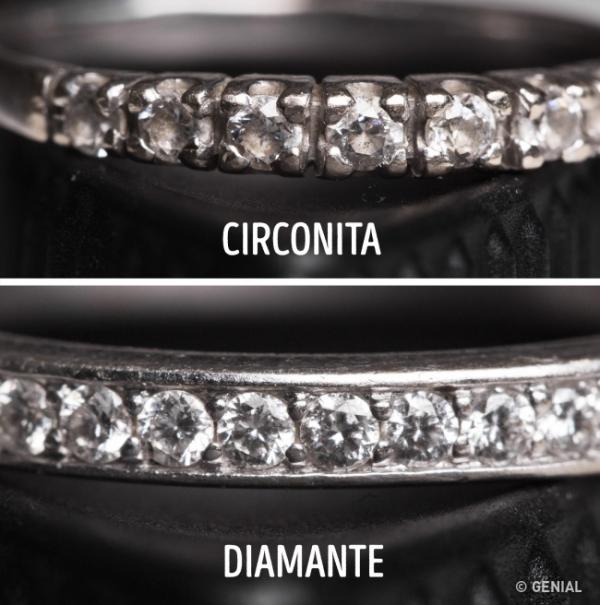 Diferencia entre circonita, brillante y diamante - Las principales diferencias entre circonita y diamante