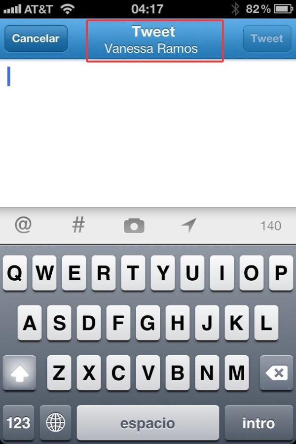 Cómo gestionar varias cuentas de Twitter con el iPhone - Paso 5