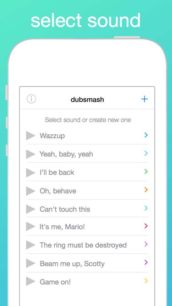 Cómo funciona Dubsmash - Escoger el audio