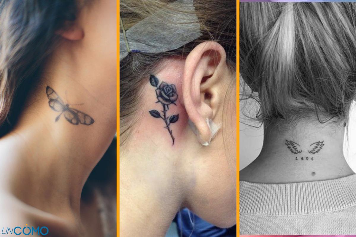 Tatuajes en el cuello para mujeres