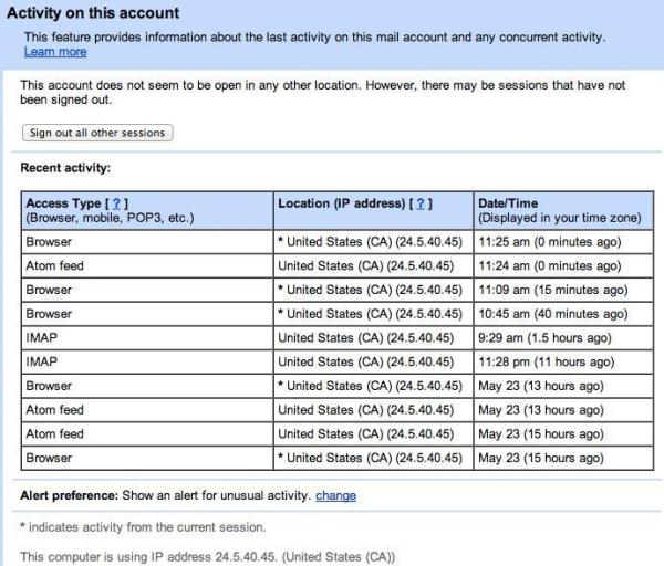 Cómo saber si alguien ha entrado en mi correo de Gmail - Paso 2