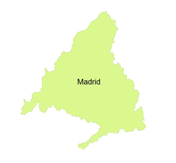 Lista de provincias de España - Provincias de la Comunidad de Madrid