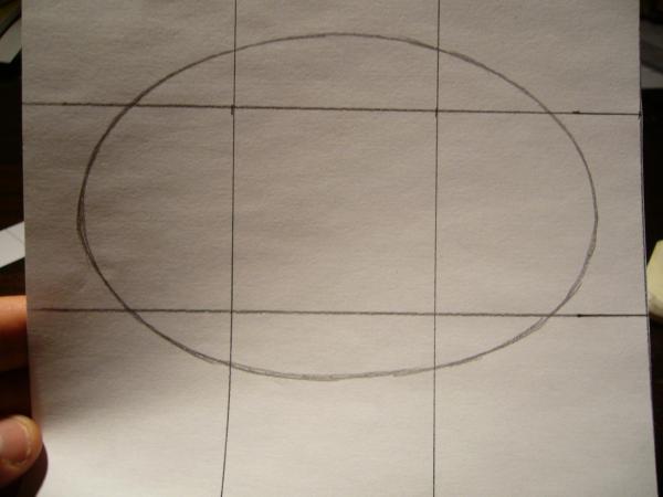 Cómo dibujar una calabaza de halloween - Paso 1