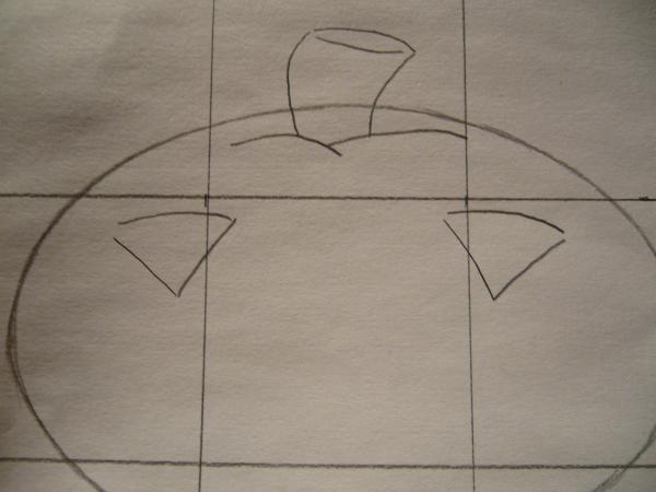 Cómo dibujar una calabaza de halloween - Paso 3