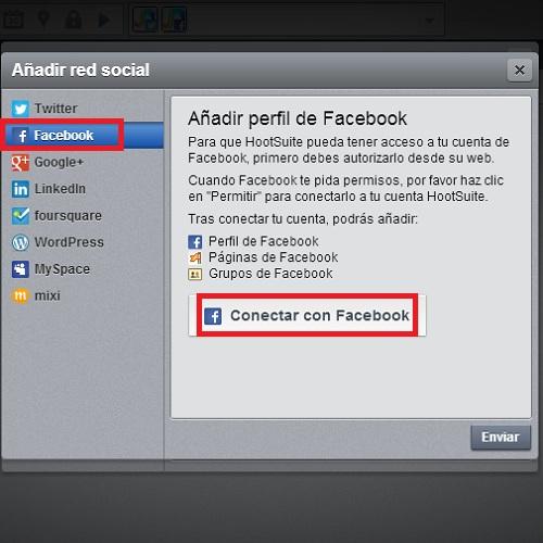Cómo agregar y administrar mi página de Facebook desde HootSuite - Paso 4