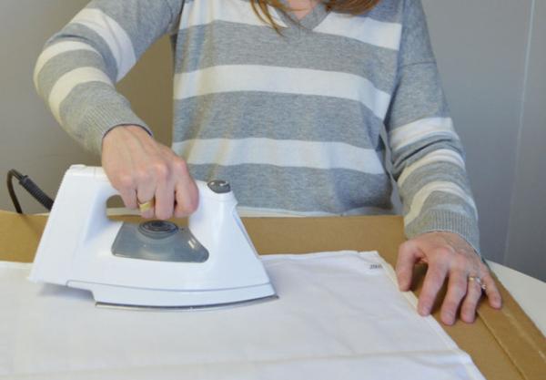 Cómo hacer servilletas estampadas paso a paso - Paso 5