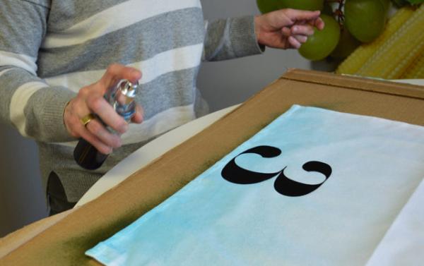 Cómo hacer servilletas estampadas paso a paso - Paso 6