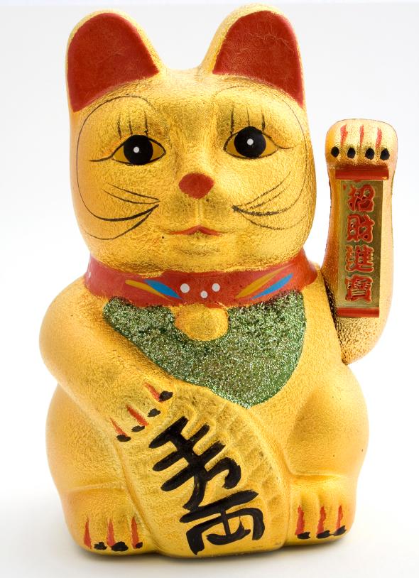 Cuáles son los símbolos del Feng Shui - Símbolos del Feng Shui: el gato de la suerte