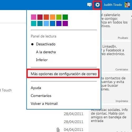 Cómo cambiar mi dirección de correo electrónico de Hotmail a Outlook - Paso 2