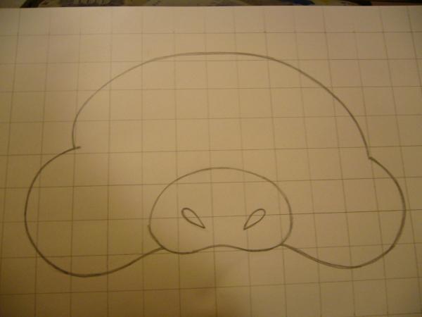 Cómo hacer una máscara de cerdito - Paso 3