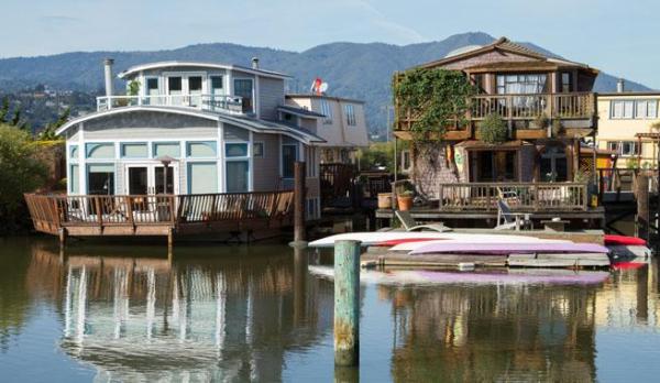 Qué hacer y visitar en Sausalito - lo que no puedes perderte - Casas flotantes de Sausalito