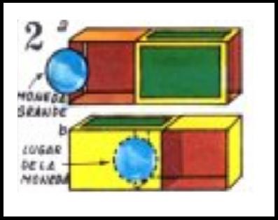 Cómo hacer el truco de la moneda y la caja de cerillas - Paso 2