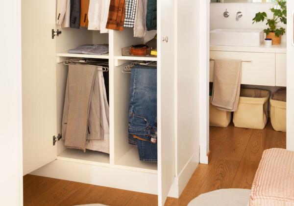 Cómo organizar un armario pequeño con mucha ropa - Incluye barras hidráulicas