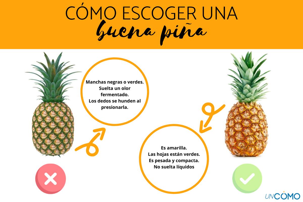 Cómo escoger una piña