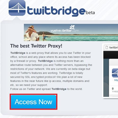 Cómo desbloquear Twitter en el trabajo - Paso 2