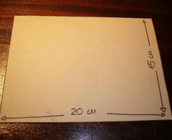 Cómo hacer un portaretratos con pasta - Paso 1