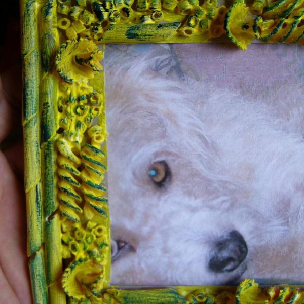 Cómo hacer un portaretratos con pasta - Paso 5