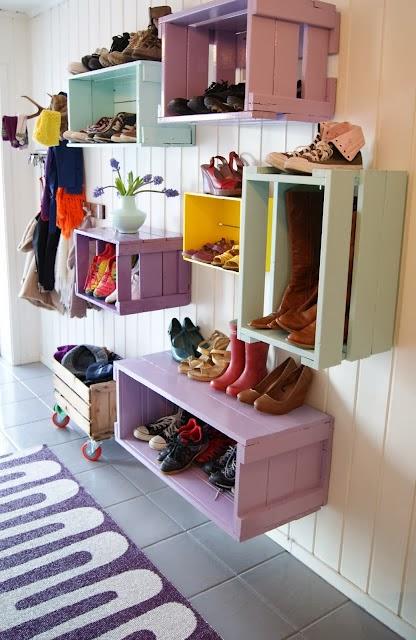 Ideas originales para organizar zapatos - Estanterías