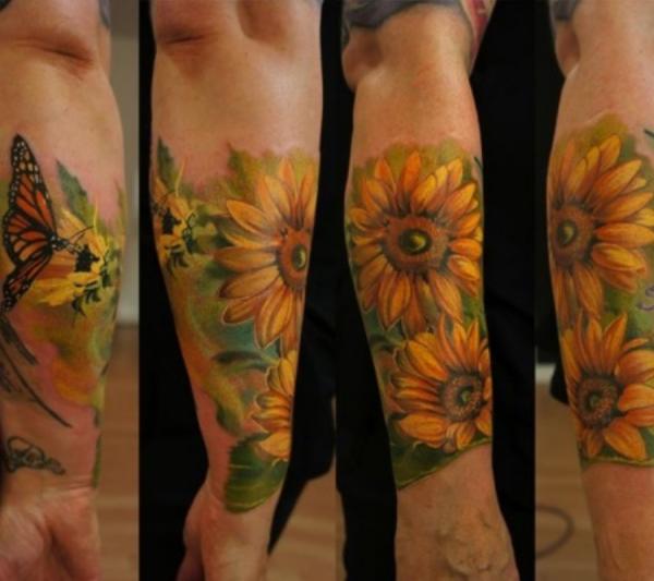 Significado del tatuaje del girasol - 