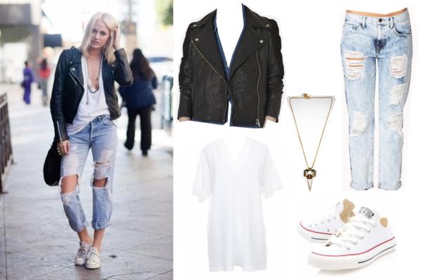 Cómo combinar boyfriend jeans - Paso 2