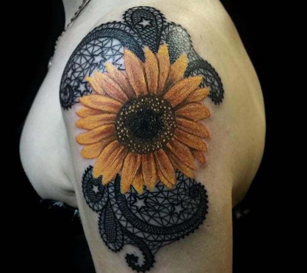 Significado del tatuaje del girasol - Diseños de tatuajes de girasol 