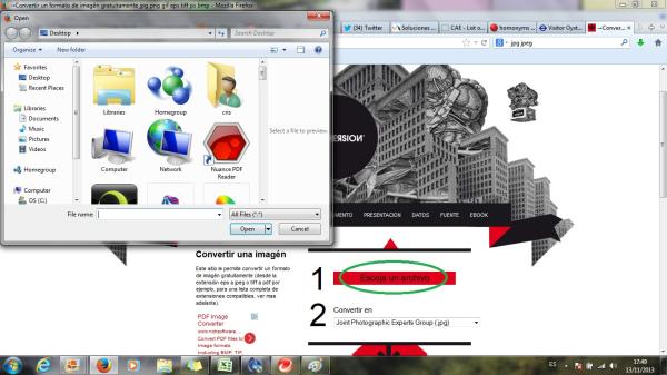 Cómo convertir un archivo jpg a png - Paso 2