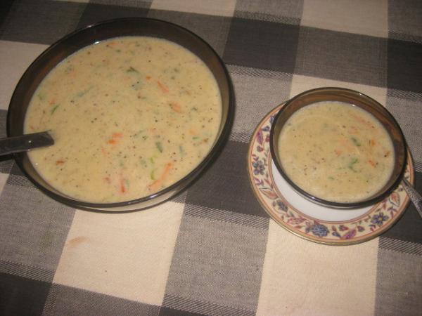 Cómo hacer una sopa de sémola