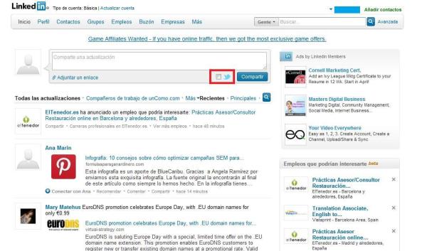 Cómo vincular tu cuenta de LinkedIn y Twitter - Paso 6
