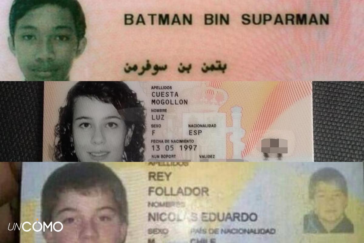 Nombres y apellidos graciosos