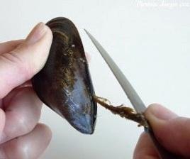 Cómo hacer mejillones a la marinera - Paso 1