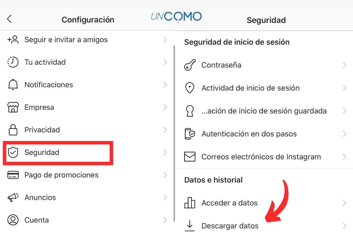 Cómo recuperar mensajes borrados de Instagram