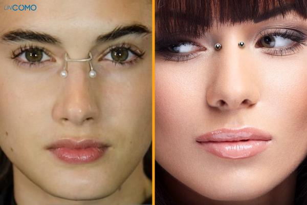 Cómo curar un piercing bridge - Intenta tener el pelo recogido y la frente seca