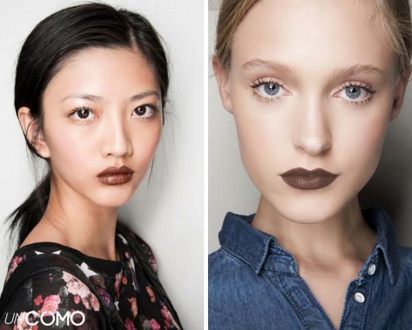 El mejor color de labial para piel blanca - Color marrón para la noche