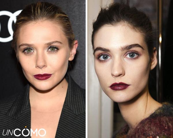 El mejor color de labial para piel blanca - Color vino para las más atrevidas