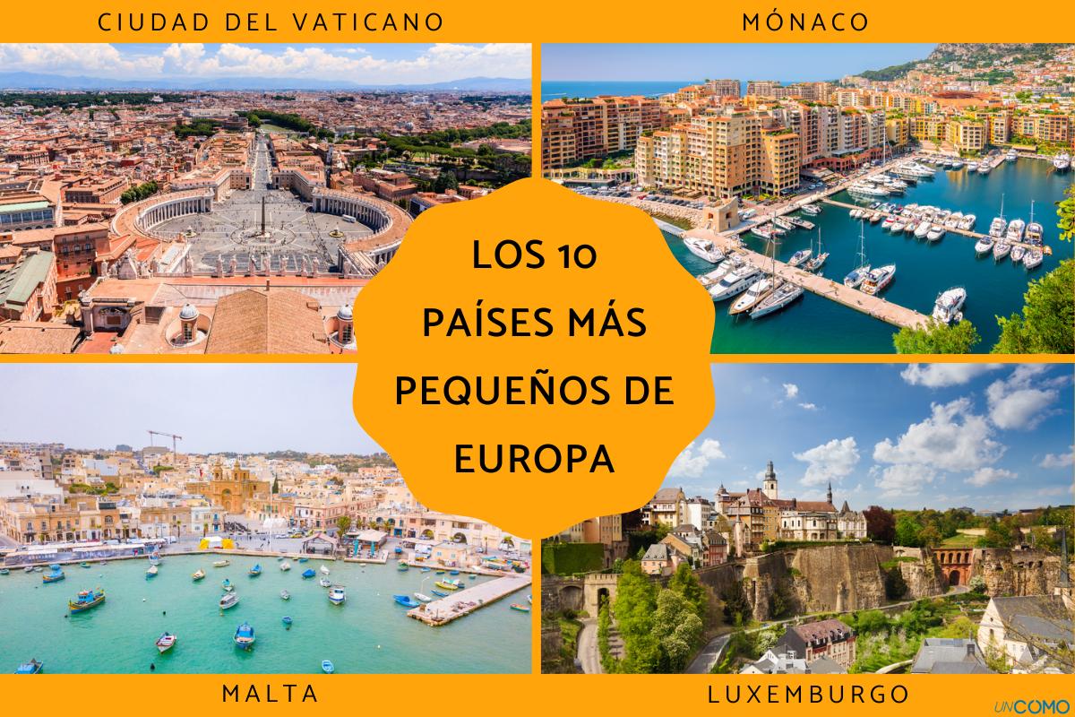 Los países más pequeños de Europa