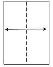 Cómo hacer un avión de papel Glider #2 - Paso 1