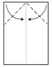 Cómo hacer un avión de papel Glider #2 - Paso 2