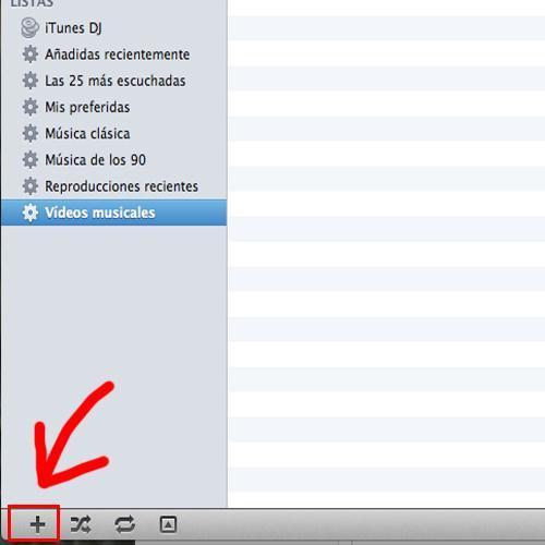 Cómo crear una lista de reproducción en iTunes - Paso 2