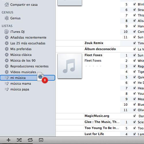 Cómo crear una lista de reproducción en iTunes - Paso 5