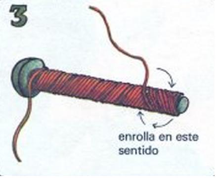 Cómo hacer un electro-imán - Paso 3