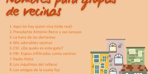 Nombres para grupos de vecinos originales y divertidos