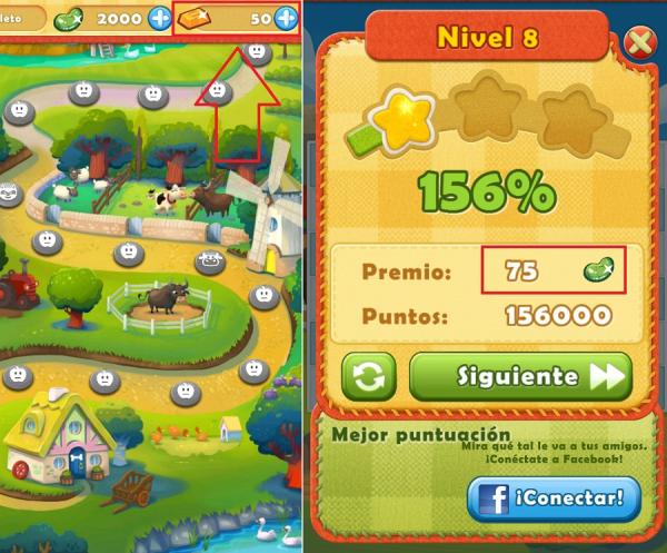 Cómo jugar a Farm Heroes Saga - Paso 7