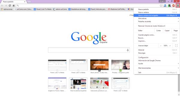 Cómo abrir una ventana de incógnito en Google Chrome - Paso 2
